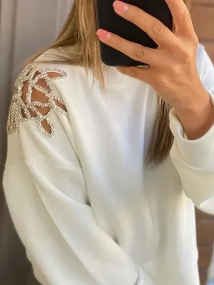 بلوز سرشانه سنگی